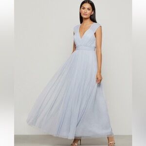 BCBGMaxAzria - Evening Gown in Smoke Shimmer - Size 6